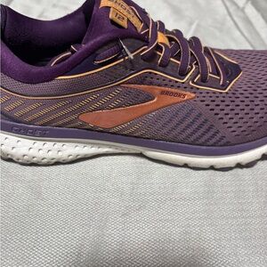 Brooks Women's Ghost 12 Purple and Orange Athletic Shoes